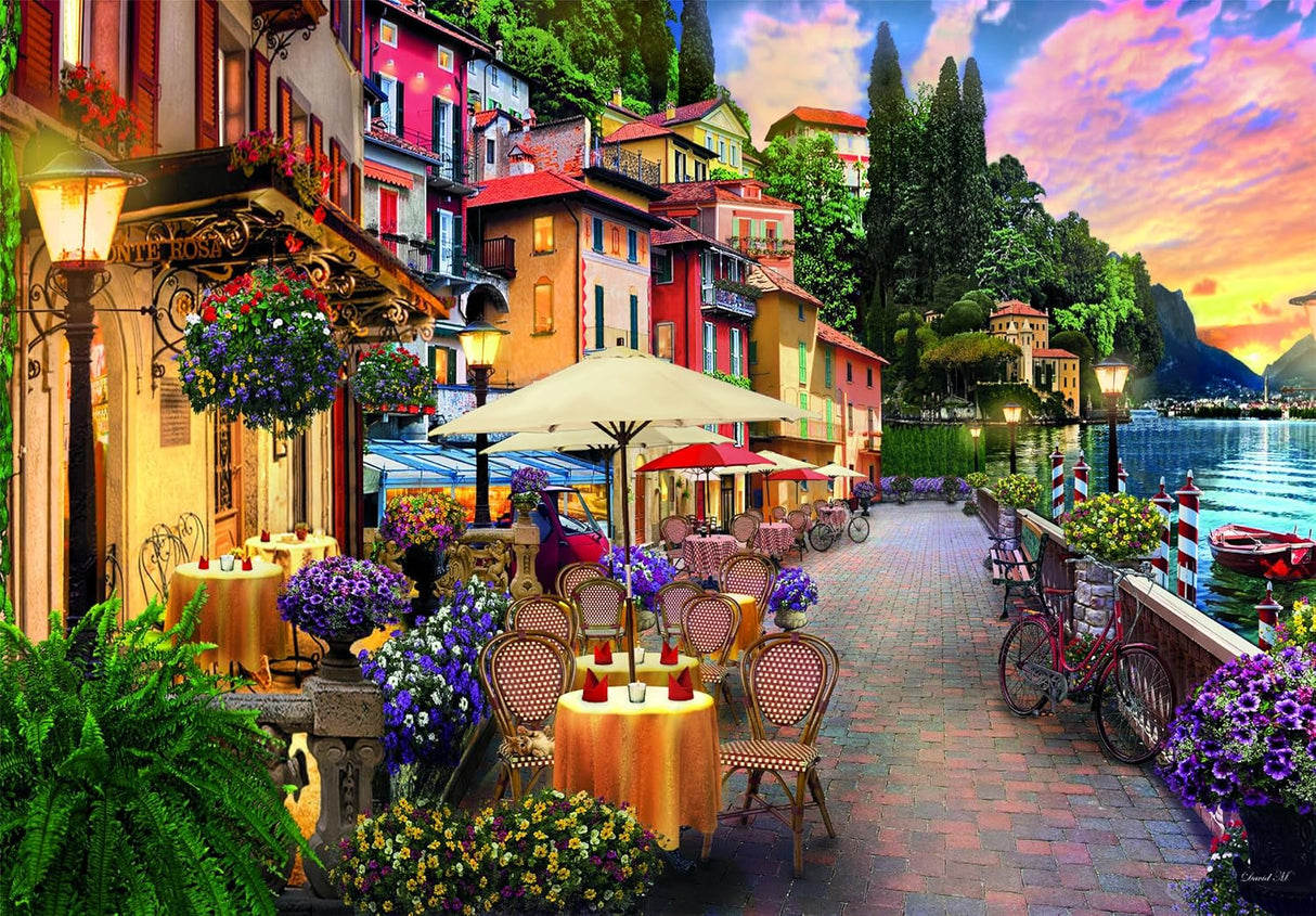 Clementoni Monte Rosa Dreaming (Lake Como) Jigsaw Puzzle - 500 Piece - High Quality Collection - (35041)