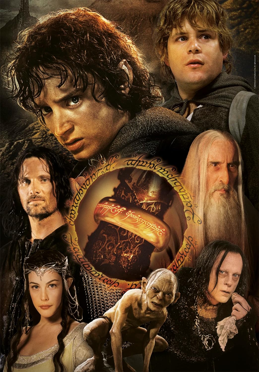 Clementoni The Lord of the Rings Jigsaw Puzzle - 1000 Piece - (39737)
