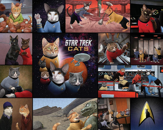 Star Trek Cats 1000-Piece Puzzle
