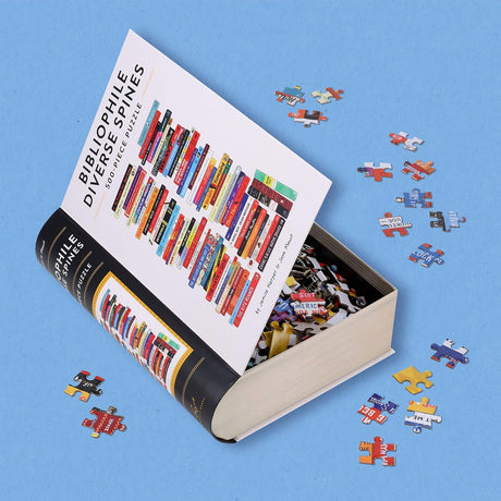 Bibliophile Diverse Spines 500-Piece Puzzle