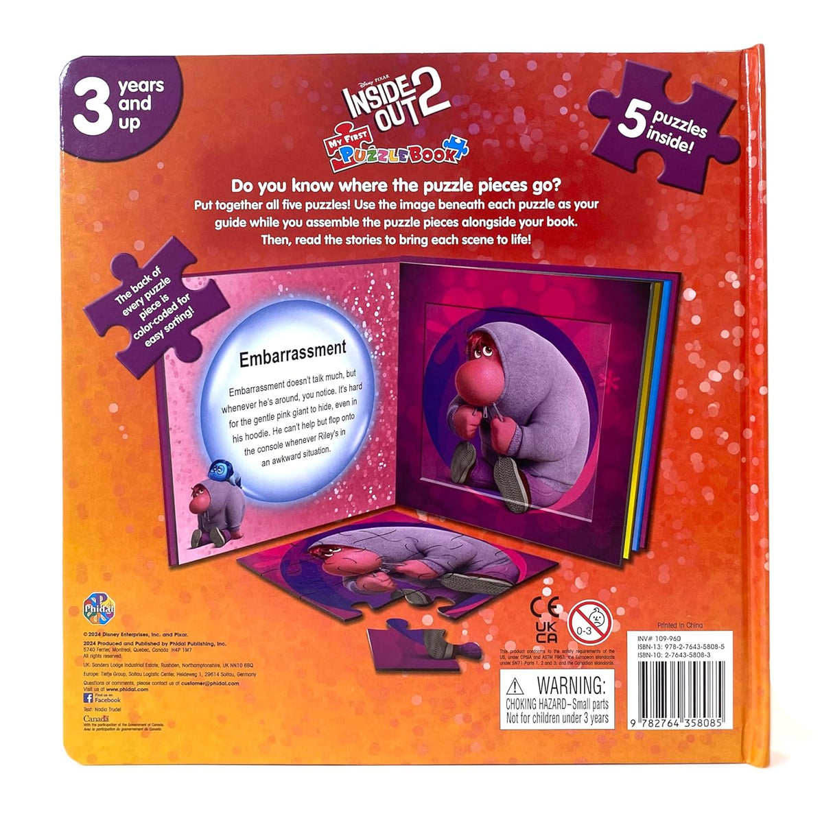 My First Puzzle Book - Disney Inside Out 2