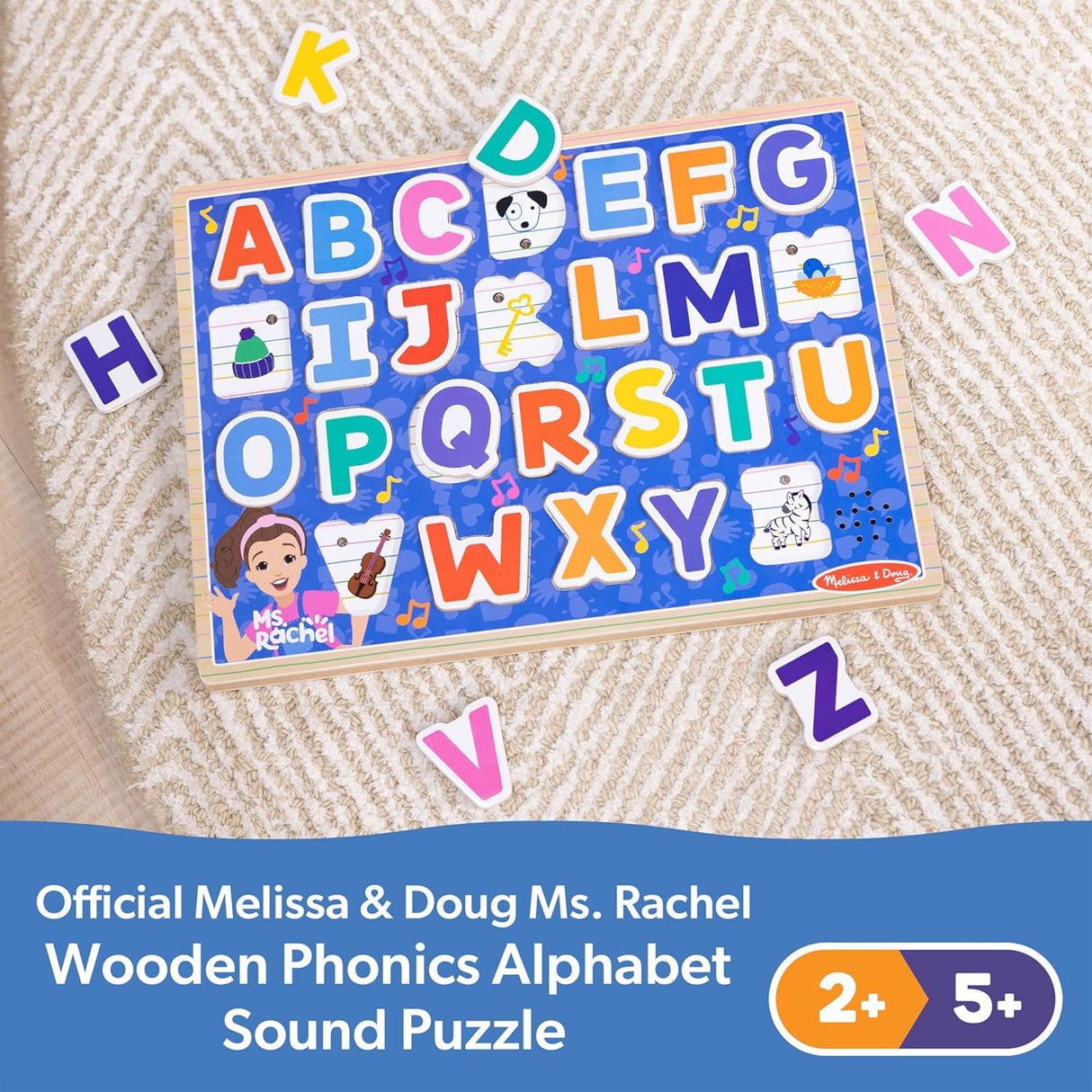 Melissa & Doug - Ms. Rachel Alphabet Phonics Puzzle