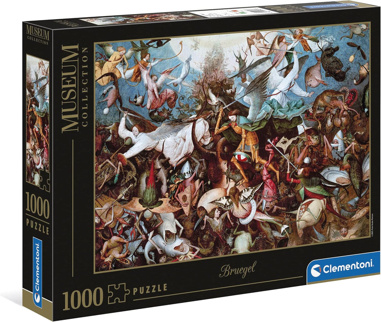Clementoni The Fall of the Rebel Angels Jigsaw Puzzle - 1000 Piece - Museum Collection - (39614)