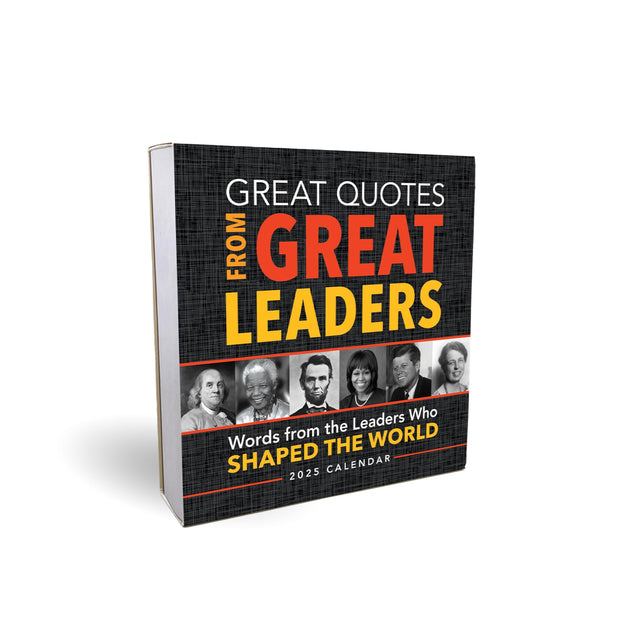 2025 Great Quotes From Great Leaders Boxed Calendar