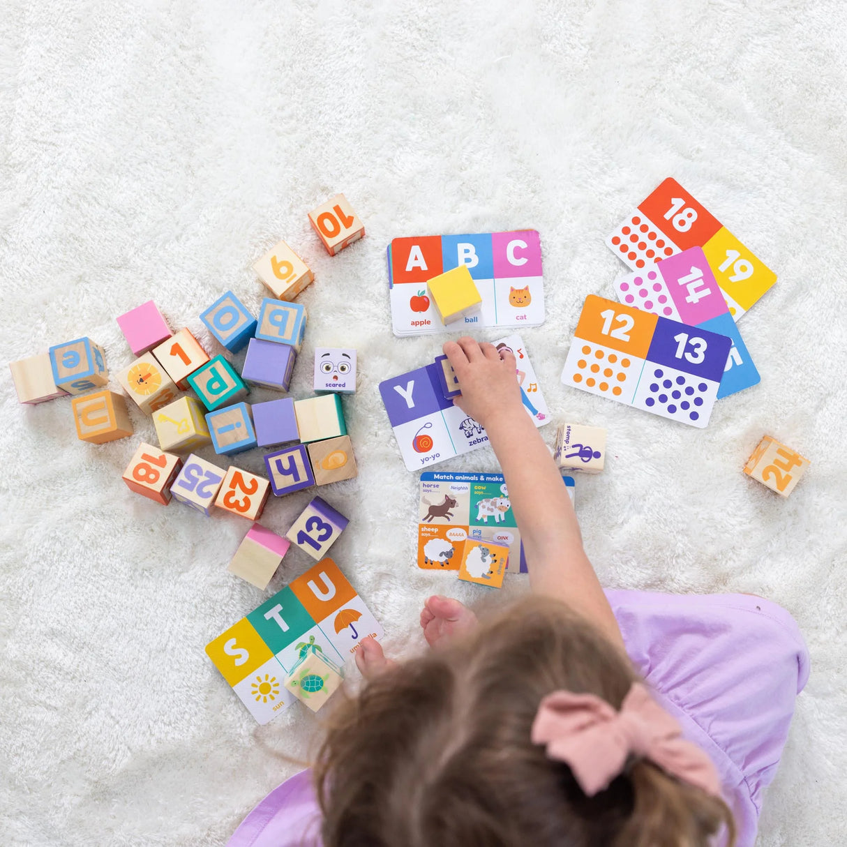 Melissa & Doug: Ms. Rachel Wooden Learning Blocks + Activity Cards