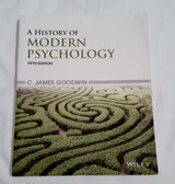 A History of Modern Psychology