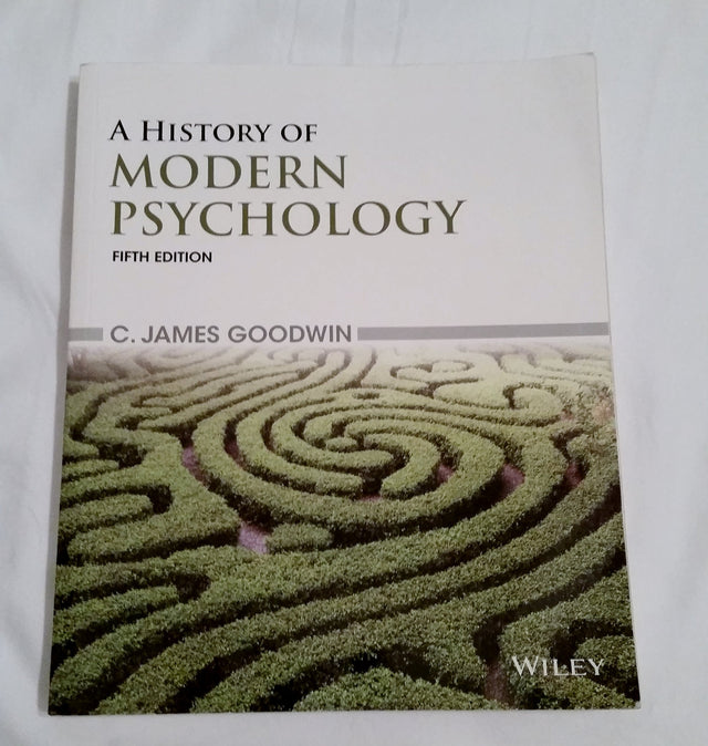 A History of Modern Psychology