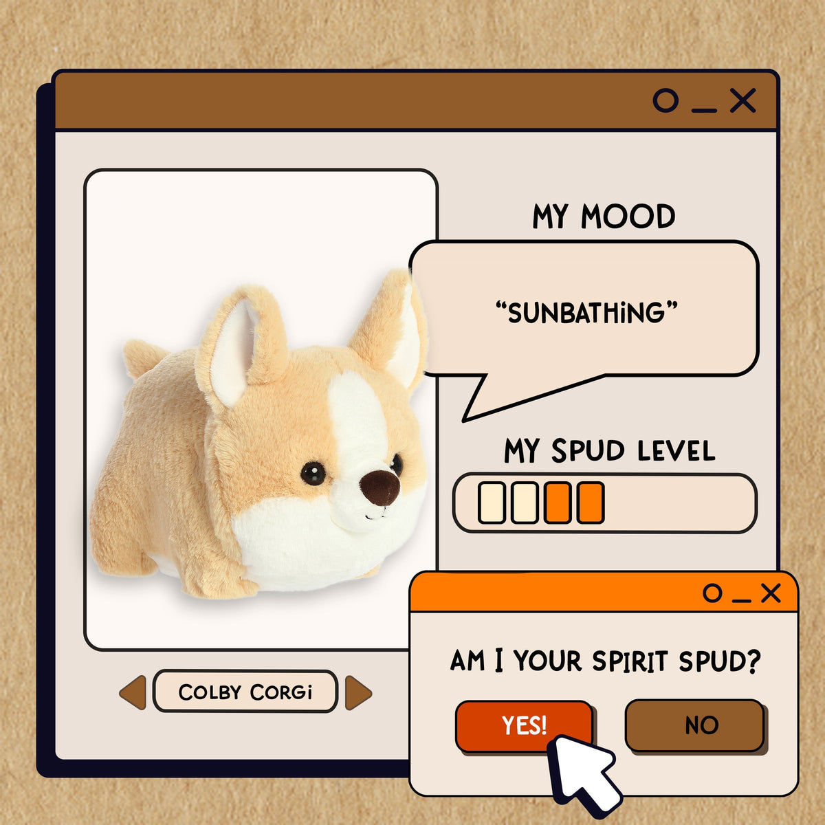 Aurora Spudsters - Colby Corgi (25cm)