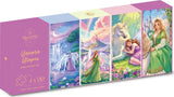 Reverie Puzzles: Unicorn Utopia 4 x 99 Piece Mini Puzzle Set