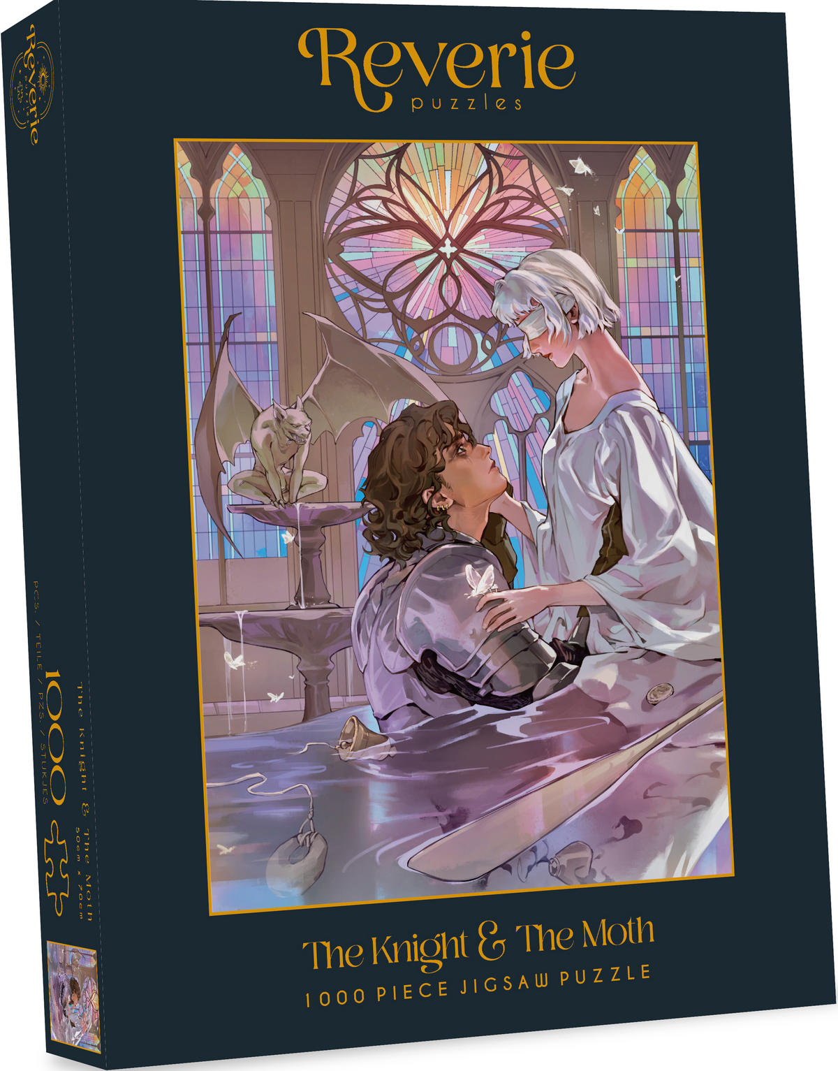 Reverie Puzzles: The Knight & the Moth Jigsaw Puzzle (1000 Pieces) - Officially Licensed || the Stonewater Kingdom