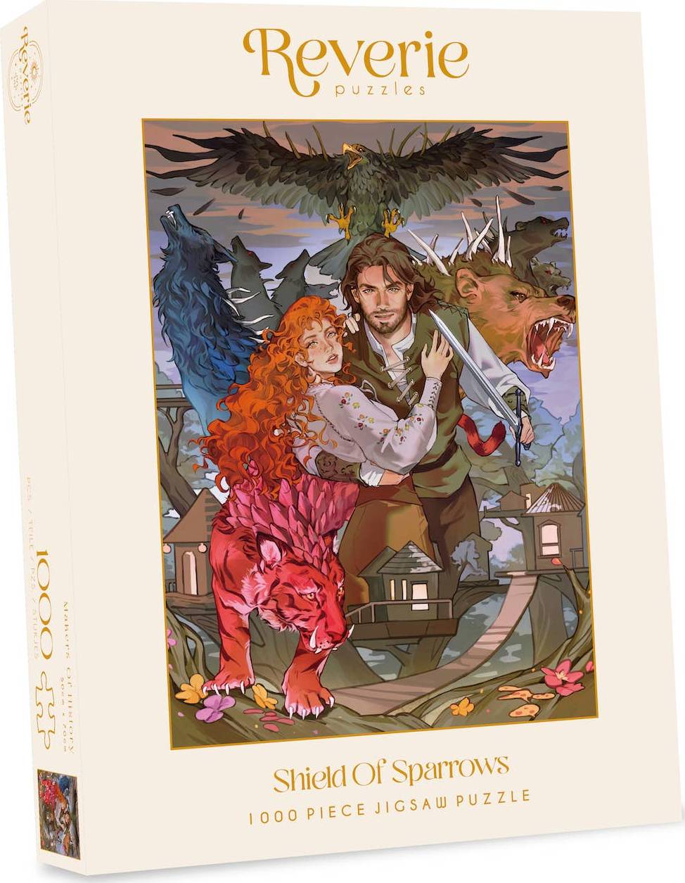 Reverie Puzzles: Shield of Sparrows Jigsaw Puzzle - 1000 Pieces