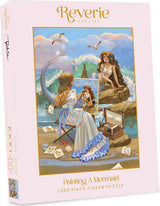 Reverie Puzzles: Painting A Mermaid Jigsaw Puzzle - 1000 Pieces