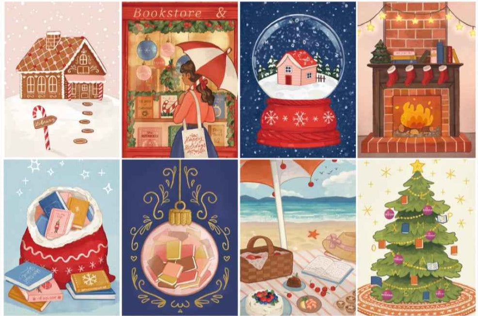 Reverie Puzzles: A Bookish Christmas Puzzle Advent Calendar (99 Piece Version)
