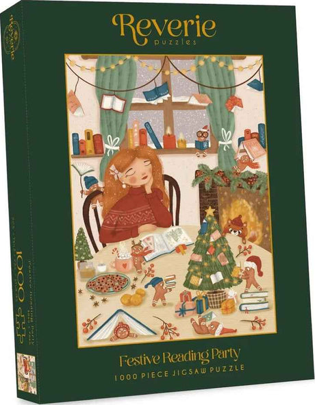 Reverie Puzzles: Festive Reading Party Jigsaw Puzzle (1000 Pieces)