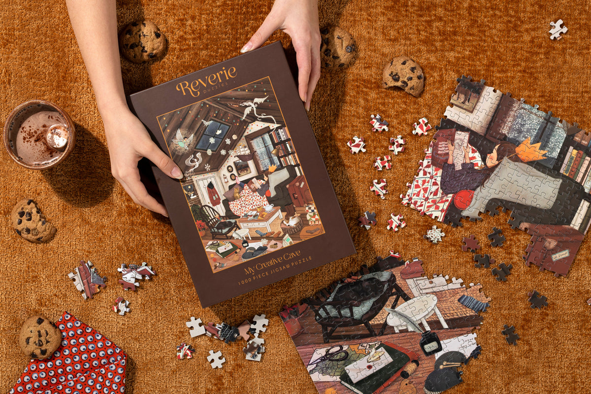 Reverie Puzzles: My Creative Cave Jigsaw Puzzle (1000 Pieces)