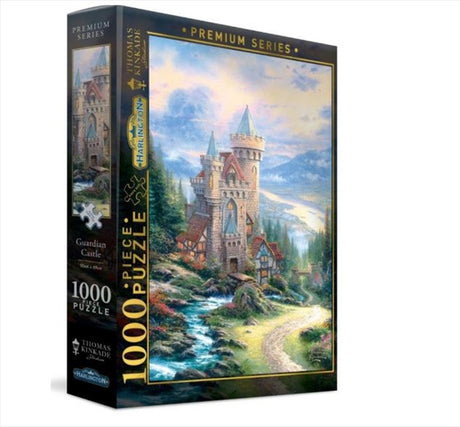 Harlington Thomas Kinkade PQ Guardian Castle 1000 pieces
