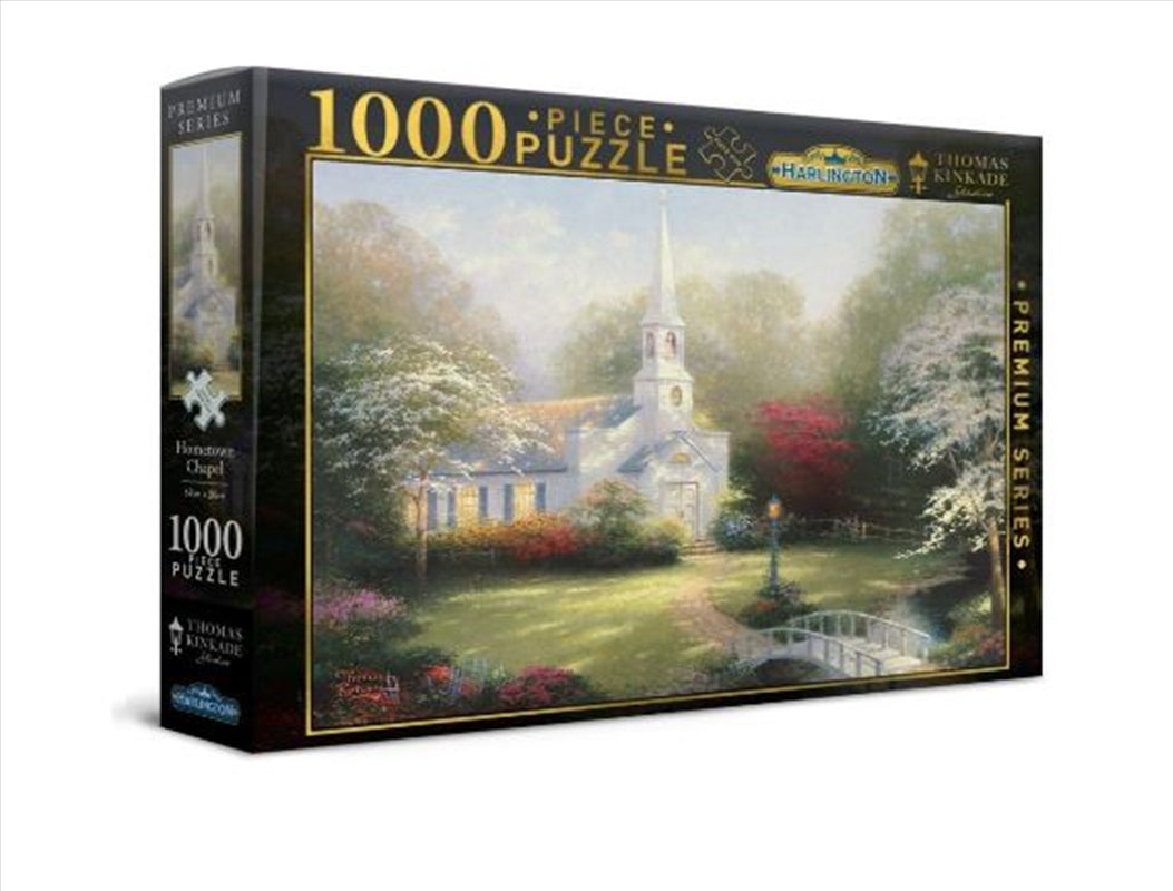 Harlington Thomas Kinkade PQ Hometown Chapel 1000 pieces