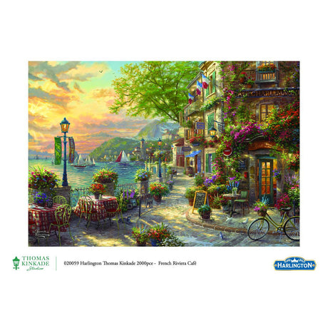 Harlington Thomas Kinkade PQ French Riviera Caf 2000 pieces