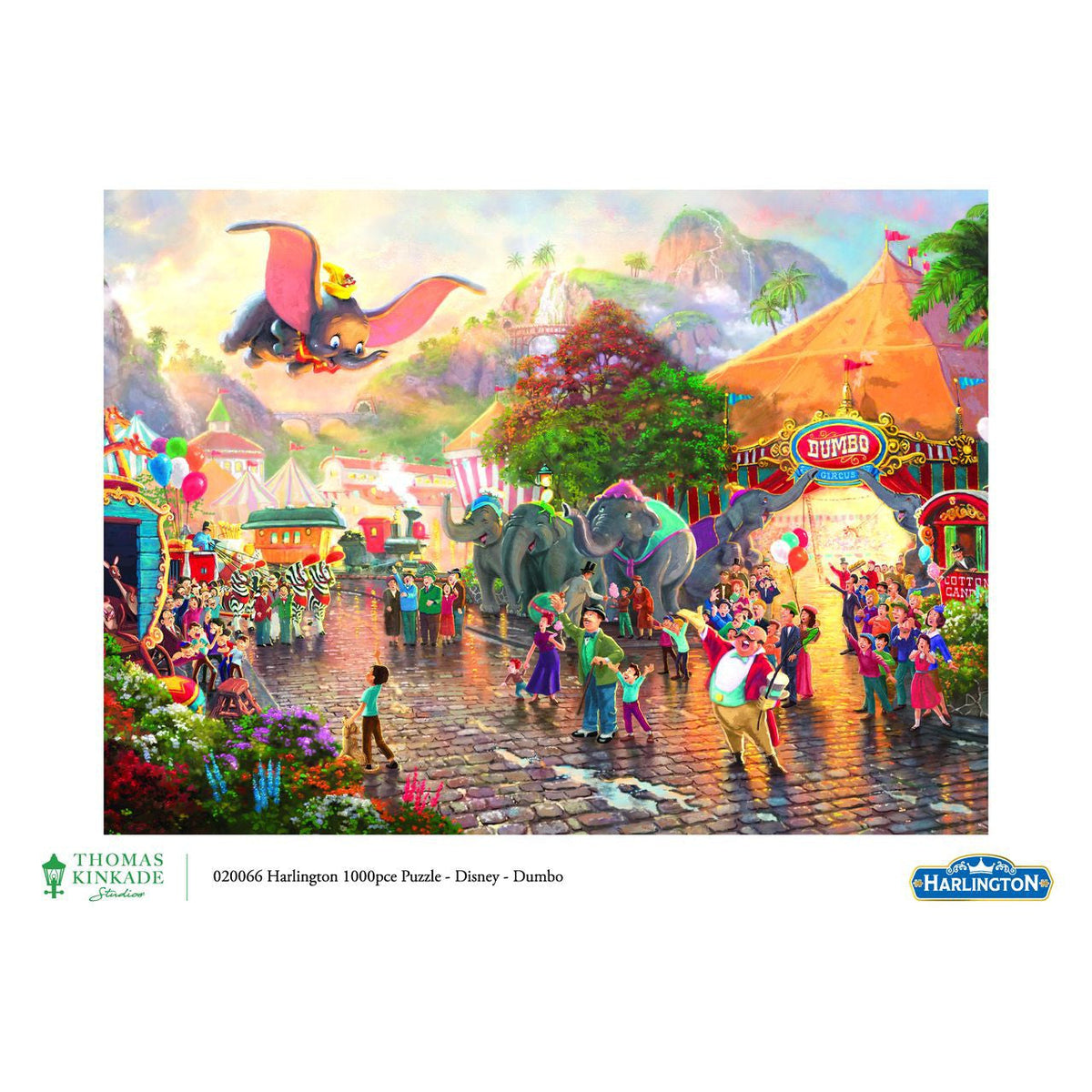 Harlington Thomas Kinkade PQ Disney Dumbo 1000 pieces