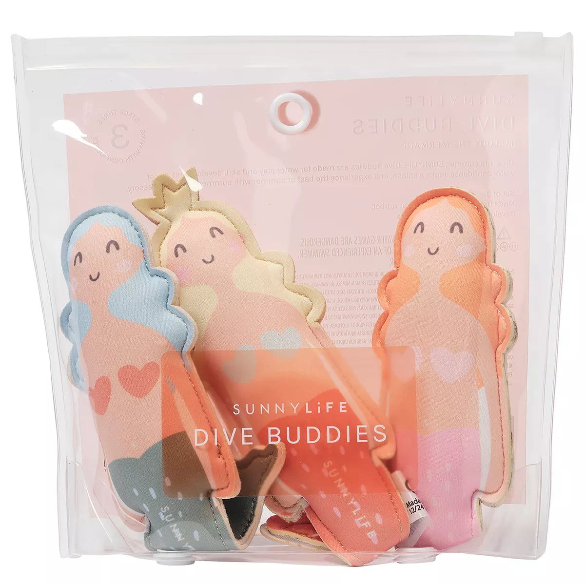 Sunnylife: Dive Buddies  Melody the Mermaid Multi Set of 3