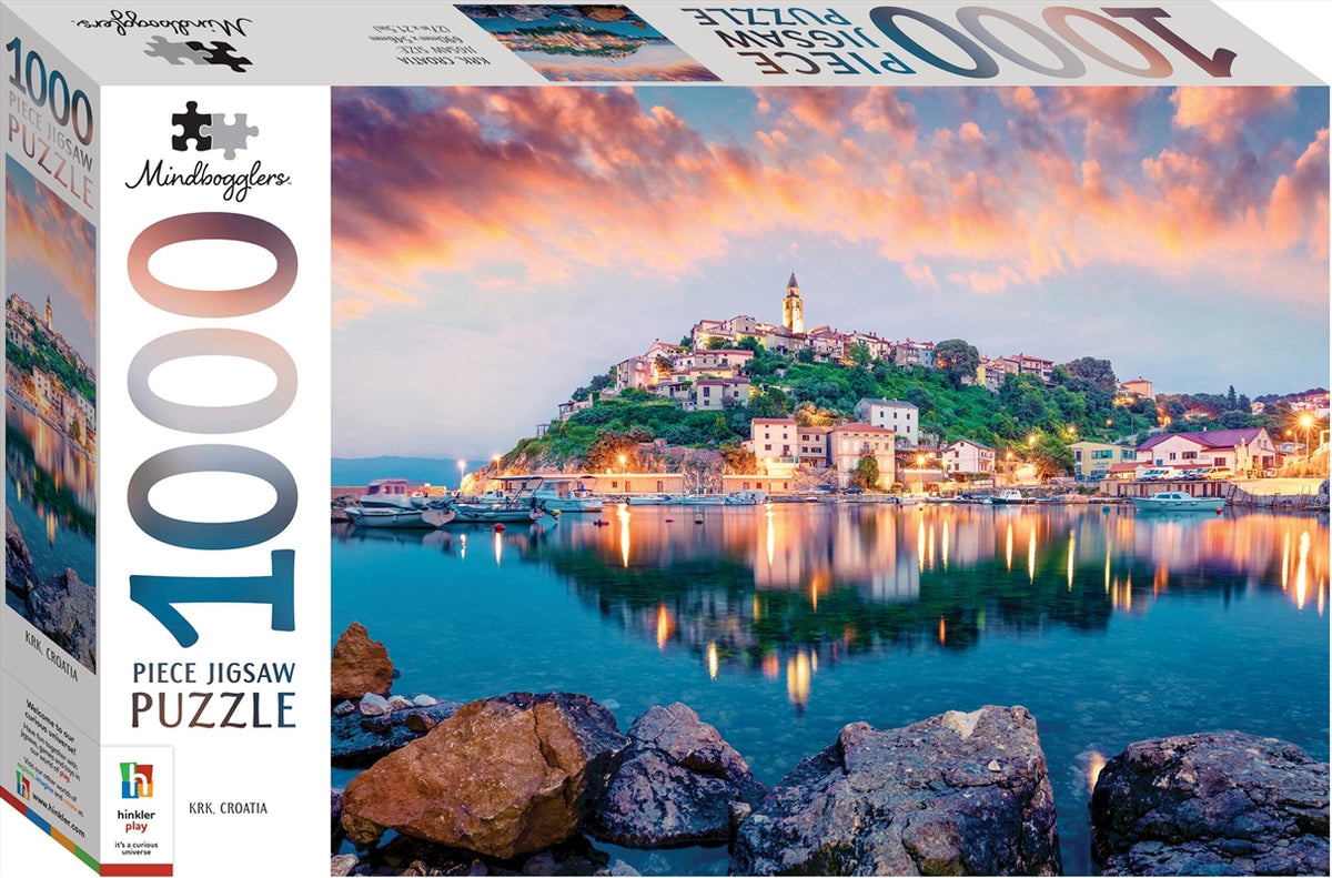 Mindbogglers 1000pc Jigsaw Krk Croatia