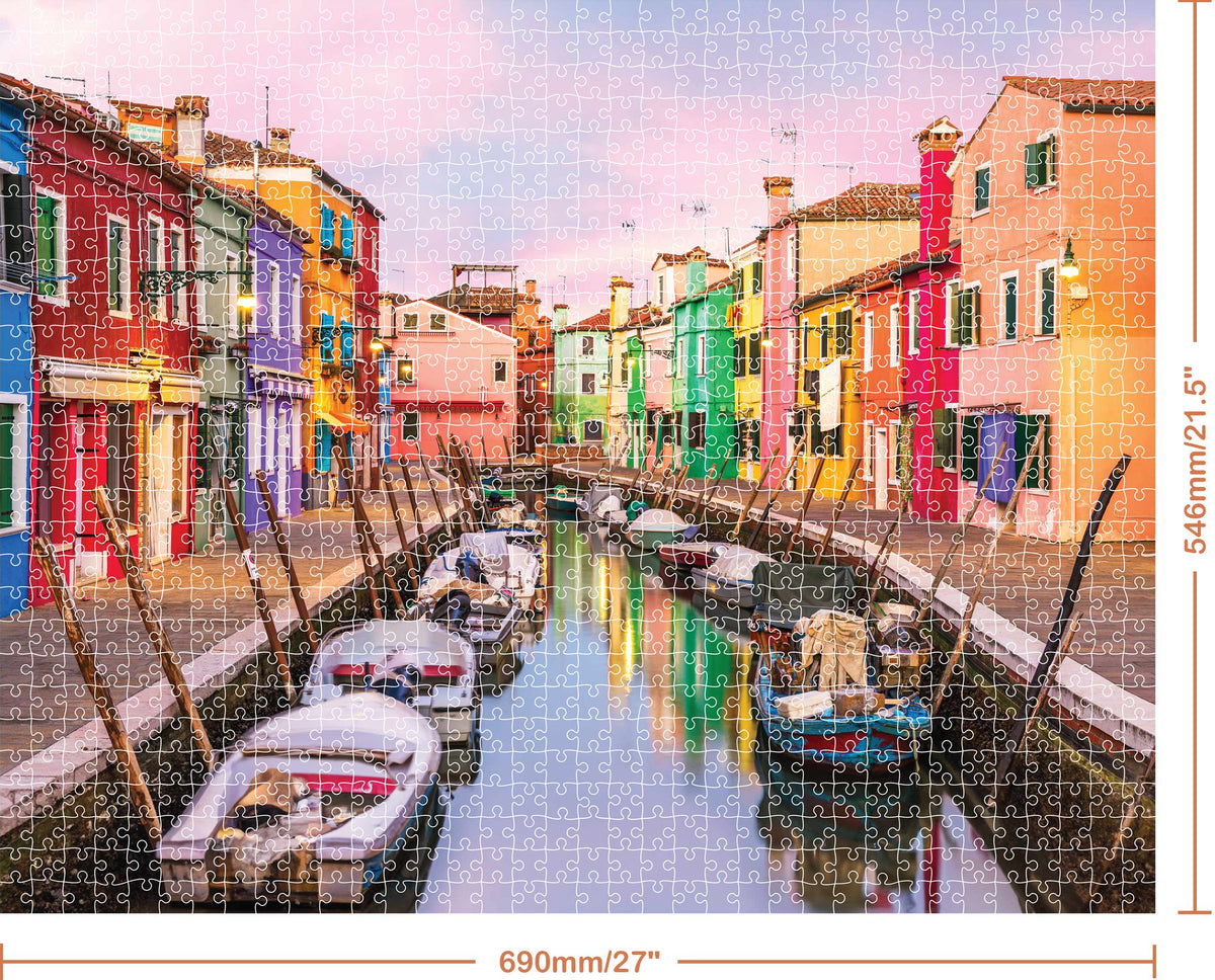 Mindbogglers 1000pc Burano Island Venice Italy