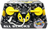 Buzzy Bee Wooden Pull Along Toy - All Blacks Edition