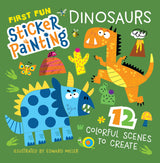 First Fun Sticker Painting: Dinosaurs