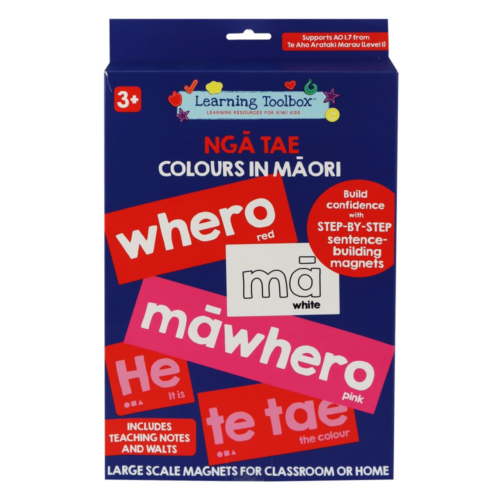Magnetic Colours in Te Reo Māori (27 Pieces)