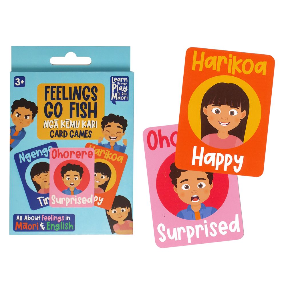 Te Reo Playing Cards - Feelings Go Fish