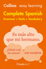 Easy Learning Spanish Complete Grammar, Verbs and Vocabulary (3 books in 1)