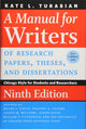 A Manual for Writers of Research Papers, Theses, and Dissertations, Ninth Edition