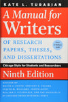 A Manual for Writers of Research Papers, Theses, and Dissertations, Ninth Edition