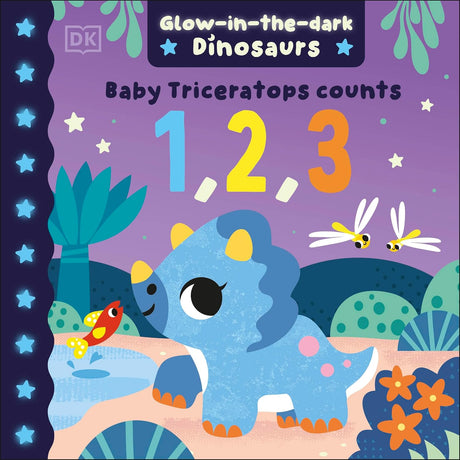 Baby Triceratops Counts 1, 2, 3