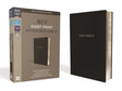 NIV, Reference Bible, Giant Print, Leather-Look, Black, Red Letter, Comfort Print