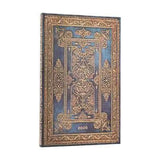 2026 Blue Luxe (Luxe Design) Maxi 12-month Vertical Hardcover Flexi Dayplanner 2026 (Elastic Band Closure)