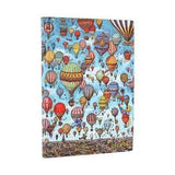 2026 Balloon Festival (Pierre the Maze Detective) Midi 18-month Horizontal Softcover Flexi Dayplanner 2025-2026 (Elastic Band Closure)