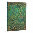 Emerald Flower (Nature’s Grace) Grande Unlined Hardcover Journal (Elastic Band Closure)