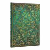 Emerald Flower (Nature’s Grace) Grande Unlined Hardcover Journal (Elastic Band Closure)