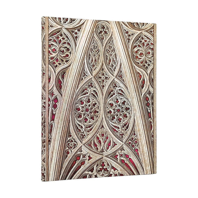 Vault of the Milan Cathedral (Burgundy) (Duomo di Milano) Ultra Unlined Softcover Journal (Elastic Band)