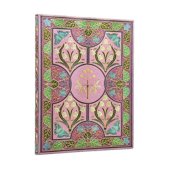 Mimosa (Poetry in Bloom) Ultra Lined Softcover Journal (Elastic Band Closure)