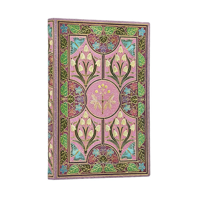 Mimosa (Poetry in Bloom) Mini Unlined Softcover Journal (Elastic Band Closure)