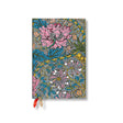2027 Morris Pink Honeysuckle (William Morris) Mini 12-Month Hardcover Dayplanner (Elastic Band Closure) Daily