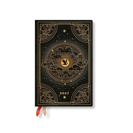 2027 Shadows of Navarre (Fourth Wing) Mini Hardcover 12-Month Dayplanner (Elastic Band Closure)