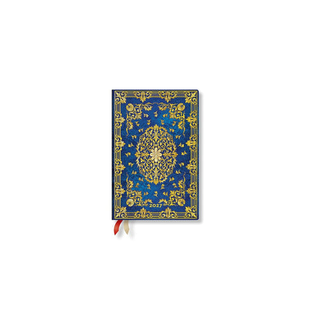 2027 Silk Sky (Guiding Star) Mini 12-Month Hardcover Dayplanner (Elastic Band Closure) Verso