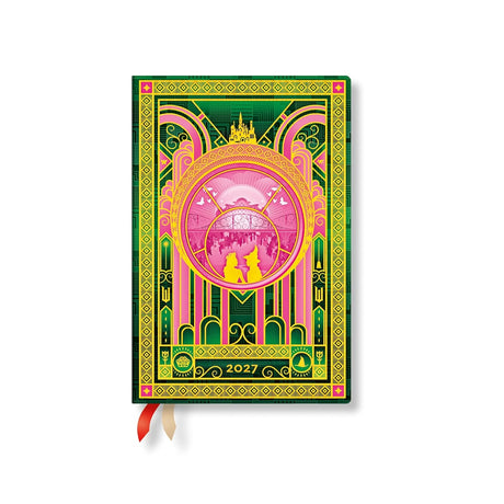 2027 The Magic of Wicked (Wicked Collection) Mini 12-Month Hardcover Dayplanner (Elastic Band Closure) Verso
