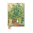 2027 Cezanne’s Terracotta Pots and Flowers Midi 12-Month Hardcover Dayplanner (Elastic Band Closure) Daily