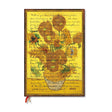 2027 Van Gogh, Sunflowers (Embellished Manuscripts Collection) Grande 12-Month Hardcover Dayplanner (Elastic Band Closure) Vertical