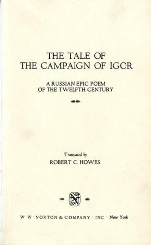 The Tale of the Campaign of Igor