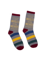 Books Turn Muggles into Wizards Socks Small